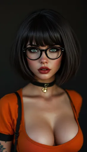 Фото ультрареалистичной velma из scooby-doo...