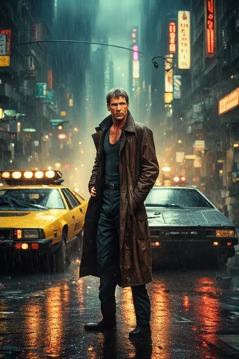 Молодой Harrison Ford в blade runner, фото, лайтбок...