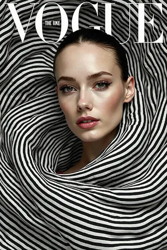 Обложка журнала VOGUE с завораживающей женщиной…