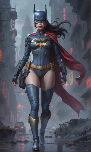 шедевр, batgirl/supergirl из dc comic в...